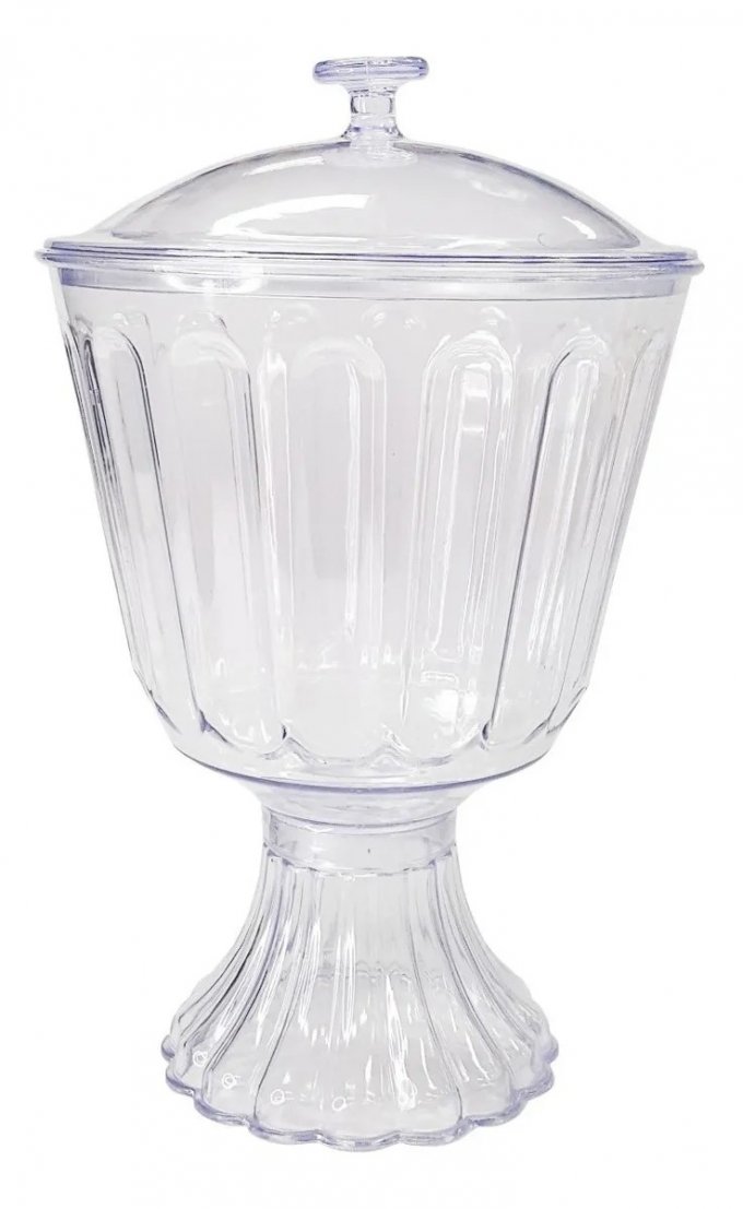 TAÇA CONFEITEIRO C/ TAMPA