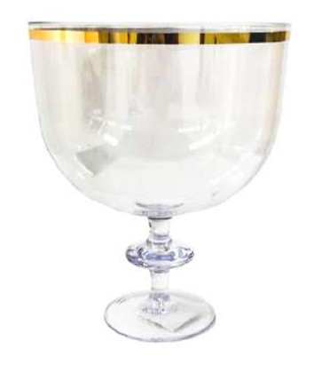 TAÇA AMERICANA BORDA DOURADA