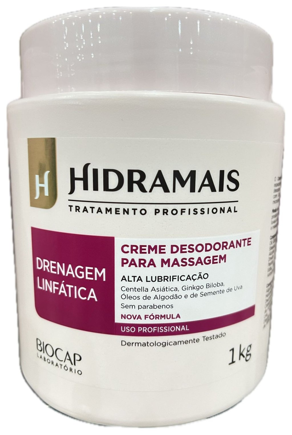 Creme Hidramais Drenagem Linfática 1kg