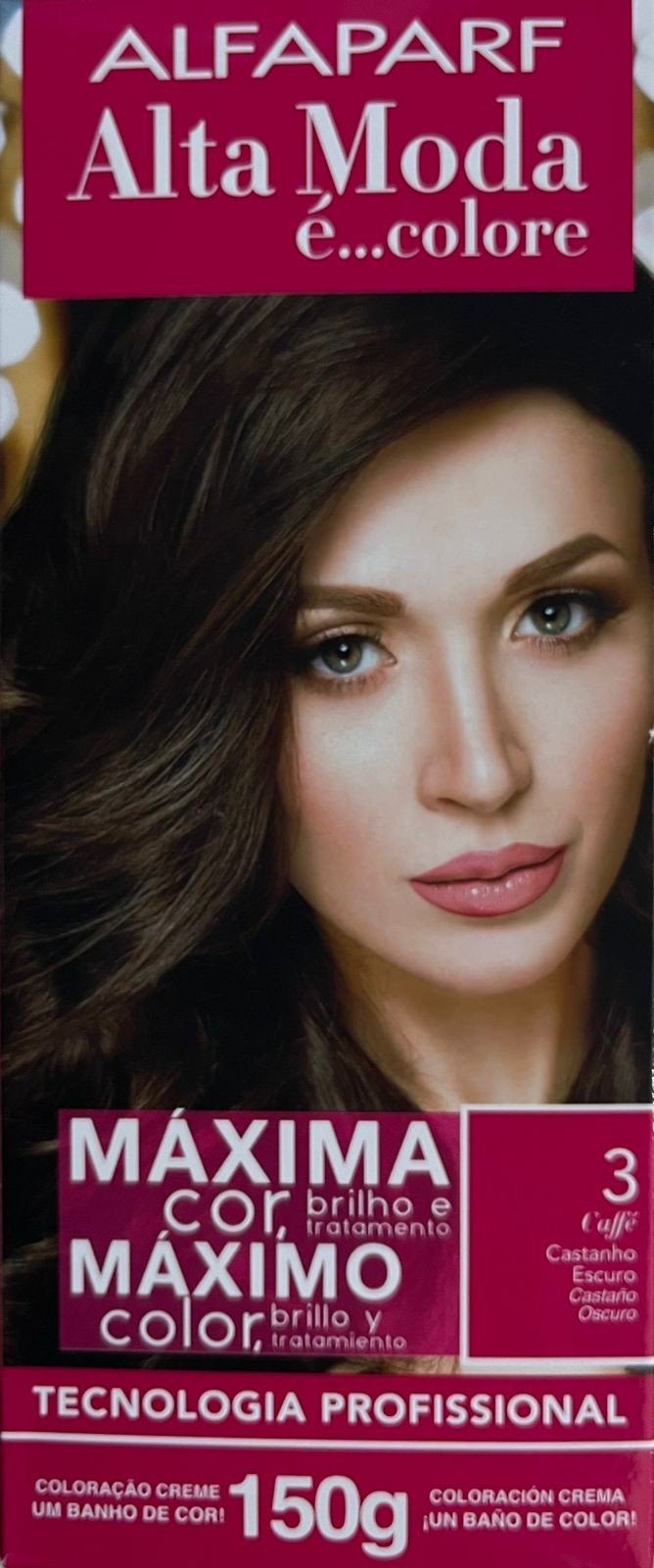 Coloração Alta Moda Alfaparf 3 Castanho Escuro