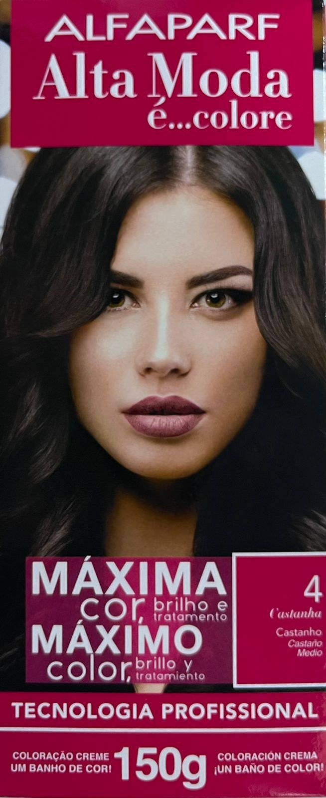Coloração Alta Moda Alfaparf 4 Castanho Médio