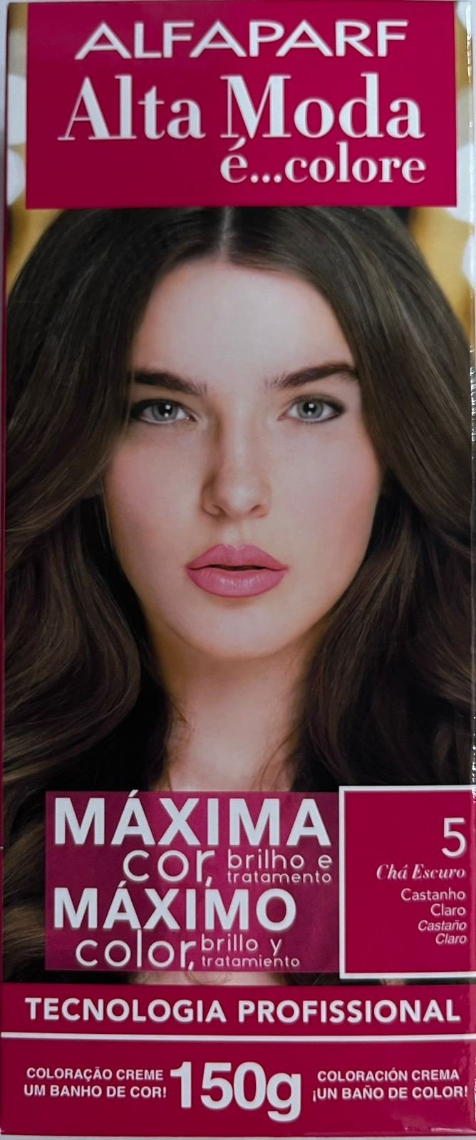 Coloração Alta Moda Alfaparf 5 Castanho Claro