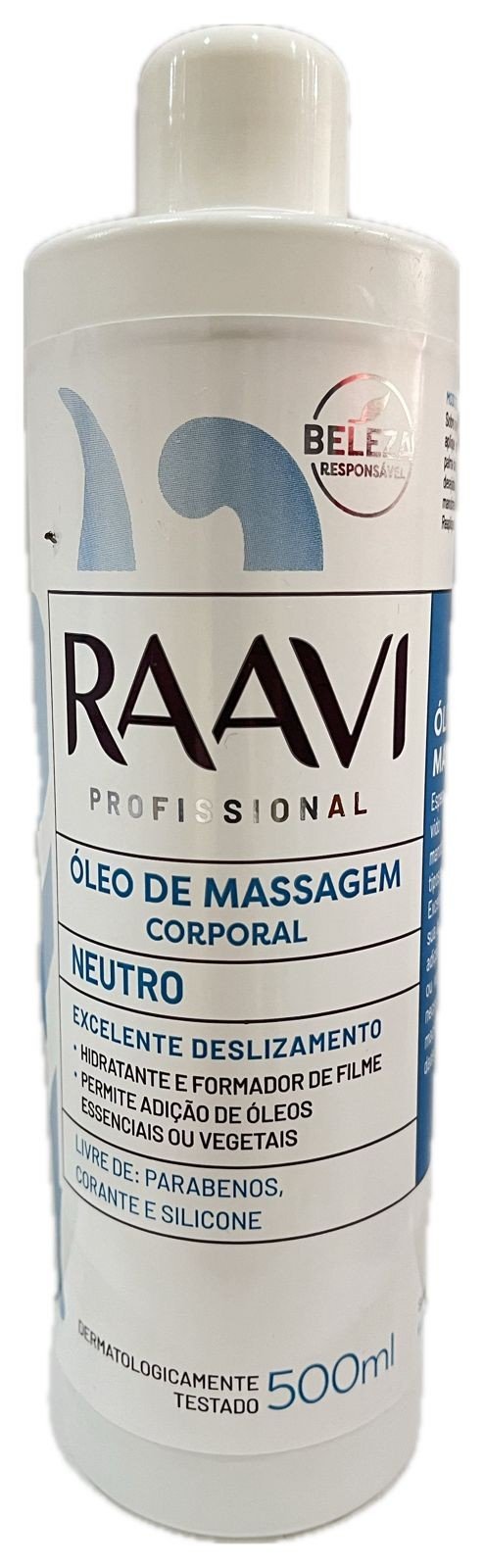 Óleo de Massagem Raavi Neutro 500ml