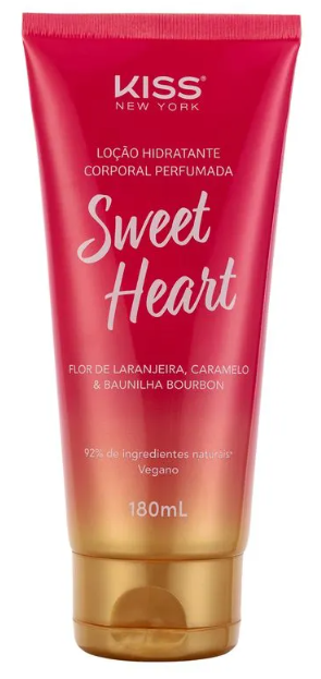 Loção Hidratante Kiss Sweet Heart 180ml