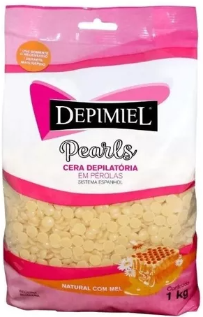 Cera Depimiel natural com mel em pérolas 1kg