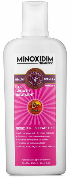Shampoo Minoxidim Mulher 250ml