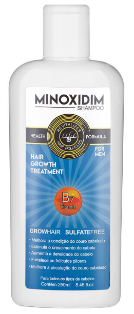 Shampoo Minoxidim Homem 250ml