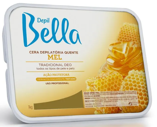 Cera Depilatória DepilBella Mel 1Kg