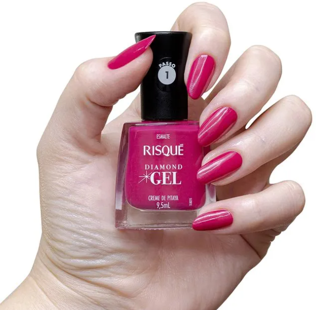 Esmalte Risqué Gel Diamond Creme de Pitaya
