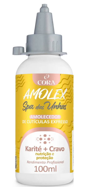 Amolecedor de Cutículas Cora Amolex Karité + Cravo 100ml