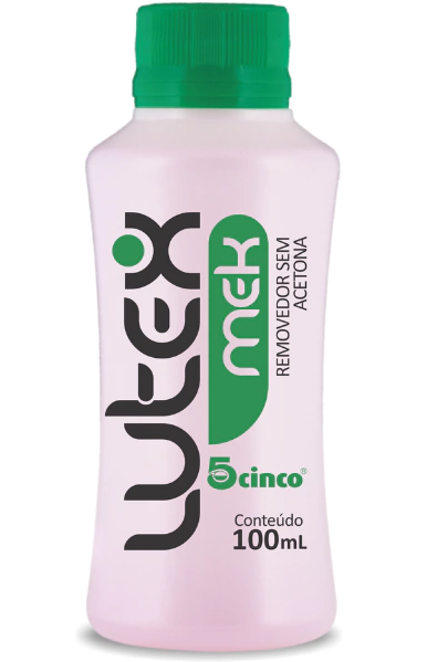 Removedor sem Acetona Lutex Mek Cinco 100ml