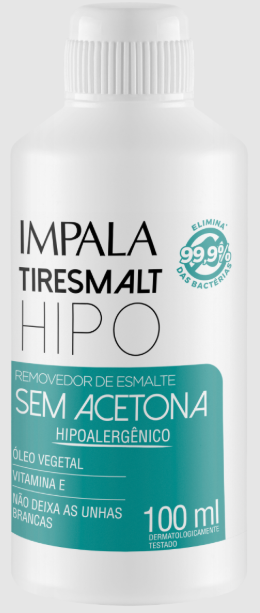 Removedor de Esmalte Impala Hipo sem Acetona 100ml