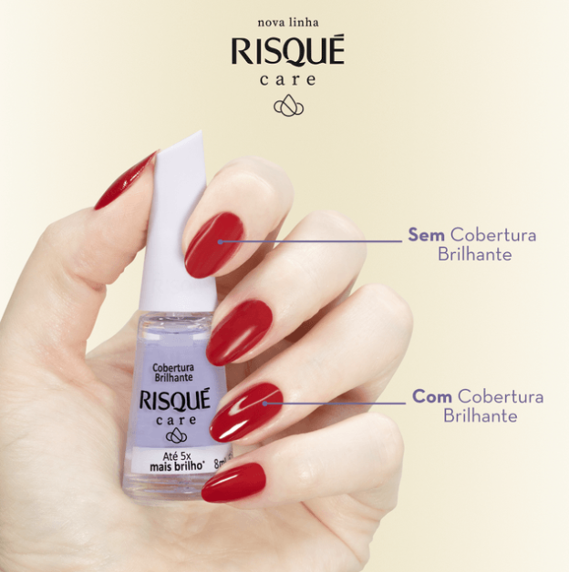 Cobertura Brilhante Risque Care 8ml