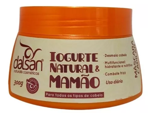 Máscara Dalsan Iogurte Natural e Mamão 300g