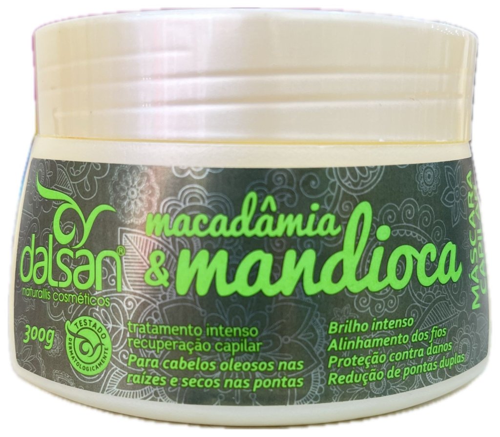Máscara Dalsan Macadâmia e Mandioca 300g