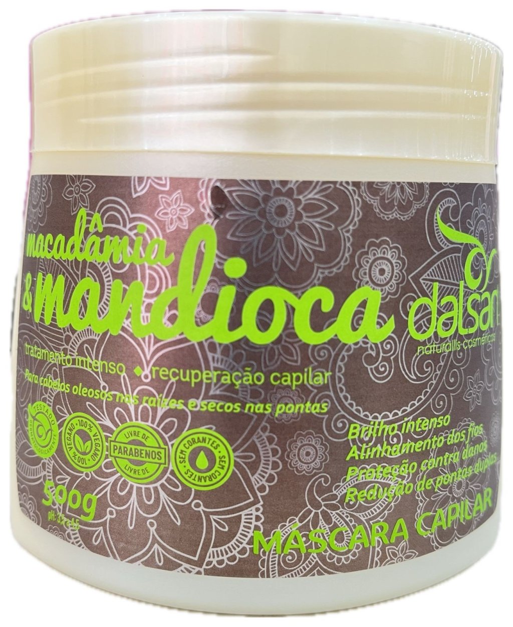 Máscara Dalsan Macadâmia e Mandioca 500g