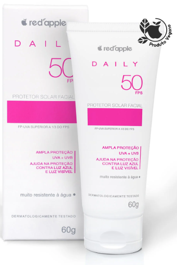 Protetor Solar Facial Red Apple Daily Fps50 60g