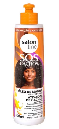 Ativador de Cachos Salon Line S.O.S Cachos Óleo de Manga 300ml