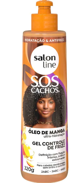 Gel Controle de Frizz Salon Line Óleo de Manga 320g