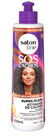 Ativador de Cachos Salon Line S.O.S Cachos Super Óleos 300ml
