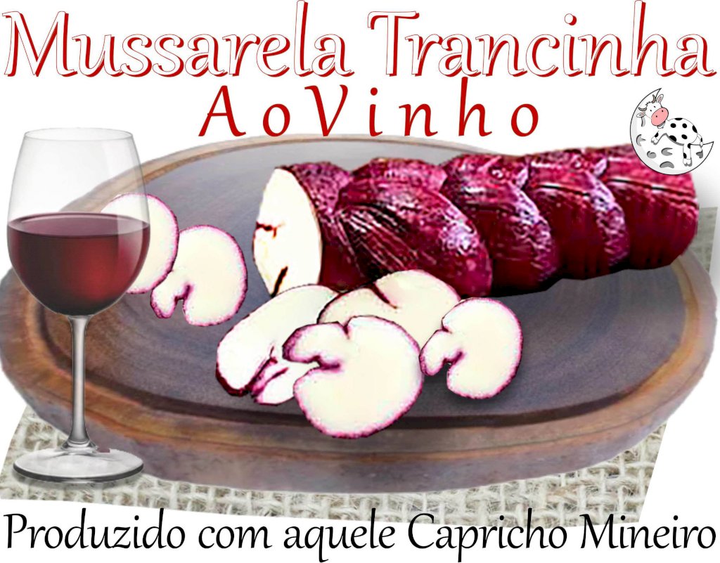 Mussarela trança ao vinho sob encomenda