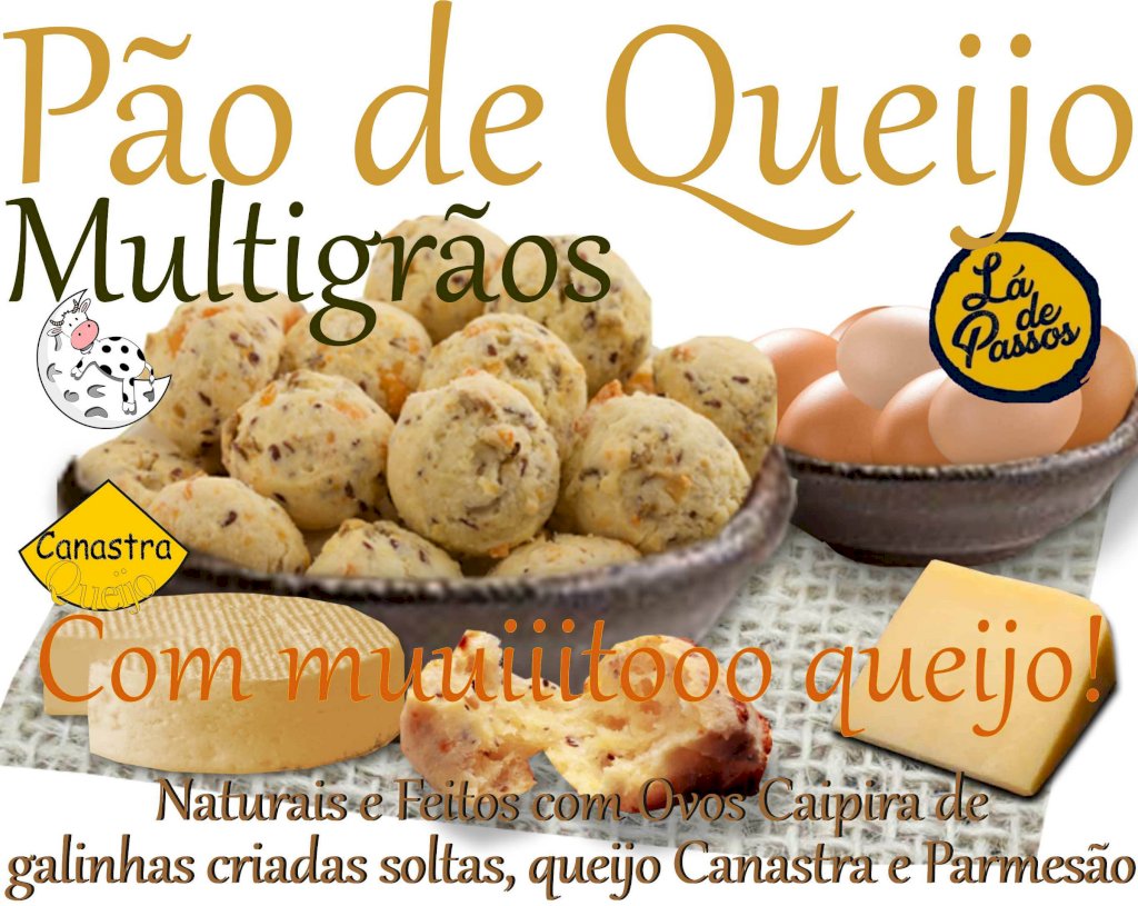 Pão de Queijo Multigrãos La de Passos Gourmet