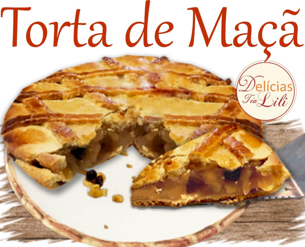 Torta de maçã Tia Lili