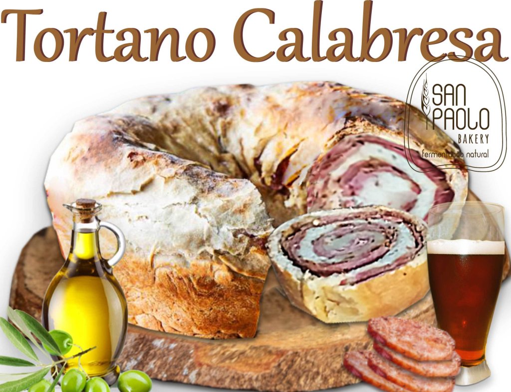 Tortano Calabresa San Paolo Bakery
