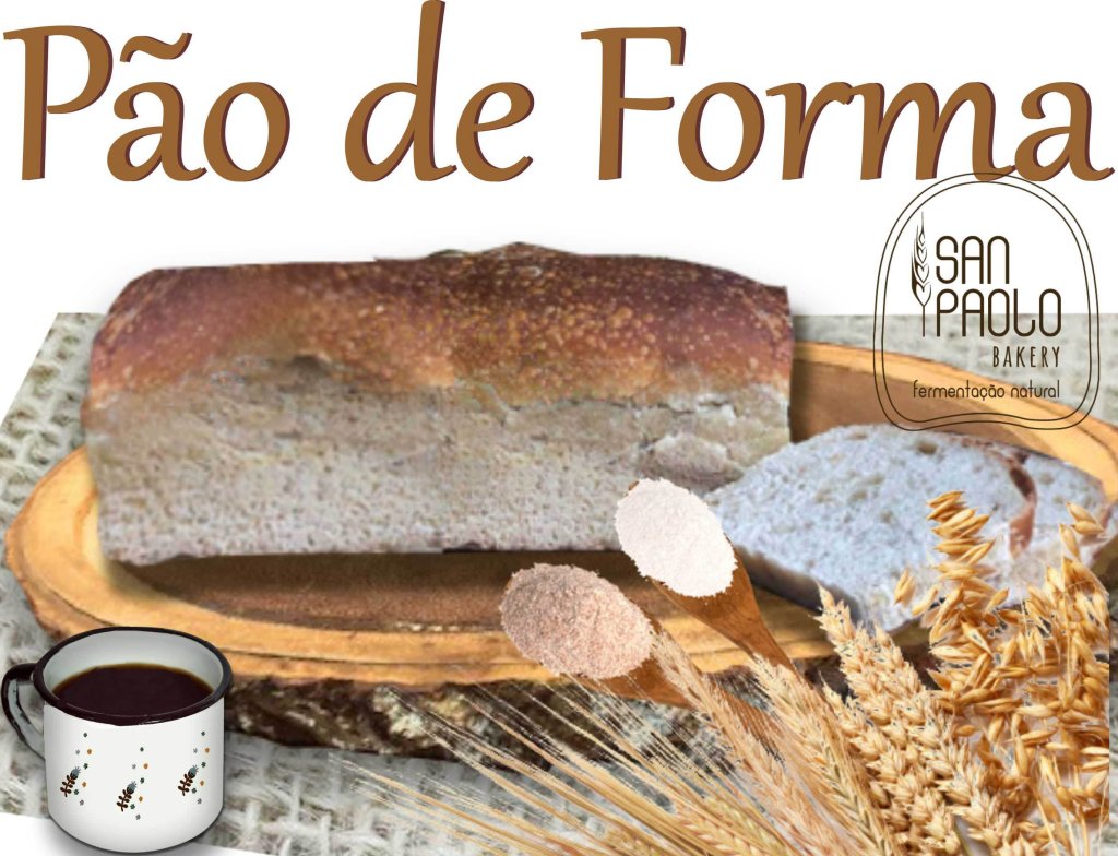 Pão de Forma 100%  Integral San Paolo Bakery