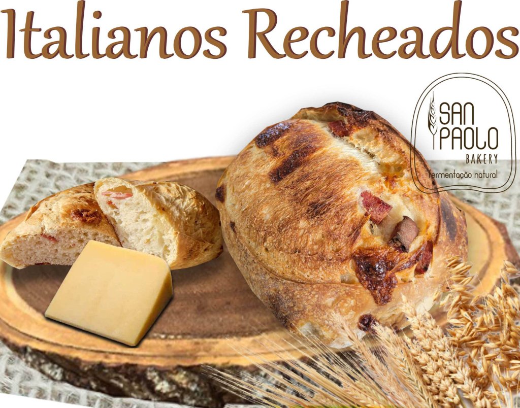 Pães Italianos Recheados San Paolo Bakery