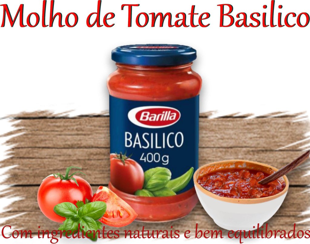 Molho de Tomate Basilico Barilla