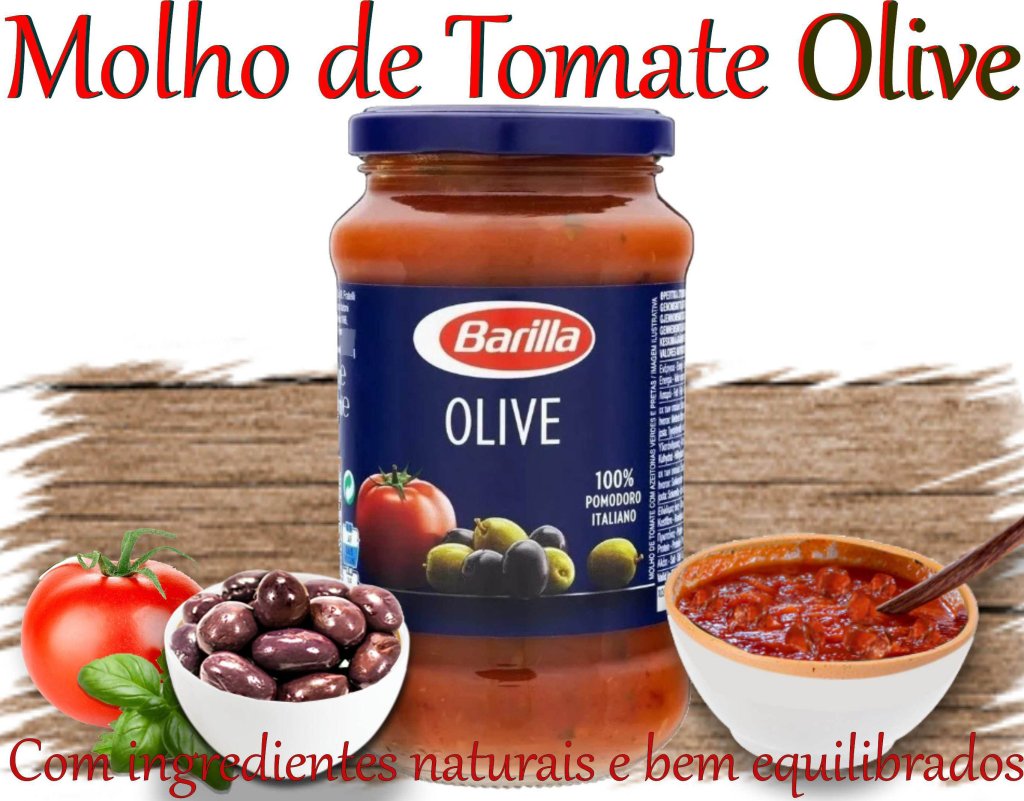 Molho de Tomate Olive Barilla
