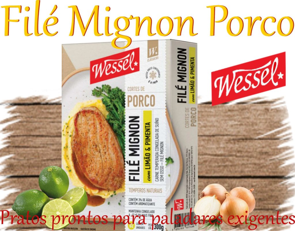 Filé Mignon Porco Limão e Pimenta Wessel
