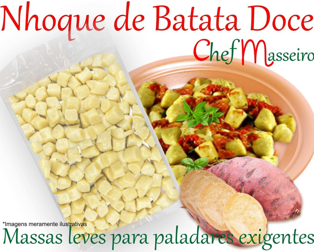 Nhoque de Batata Doce 500g
