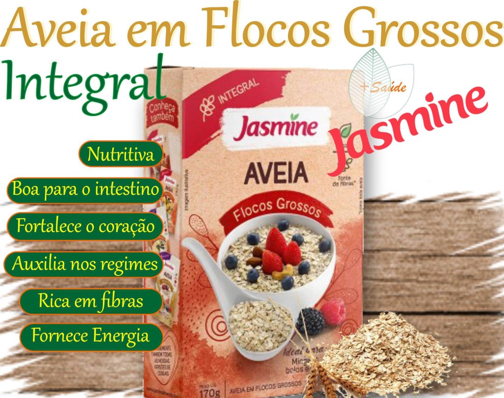 Aveia Flocos Grossos Jasmine