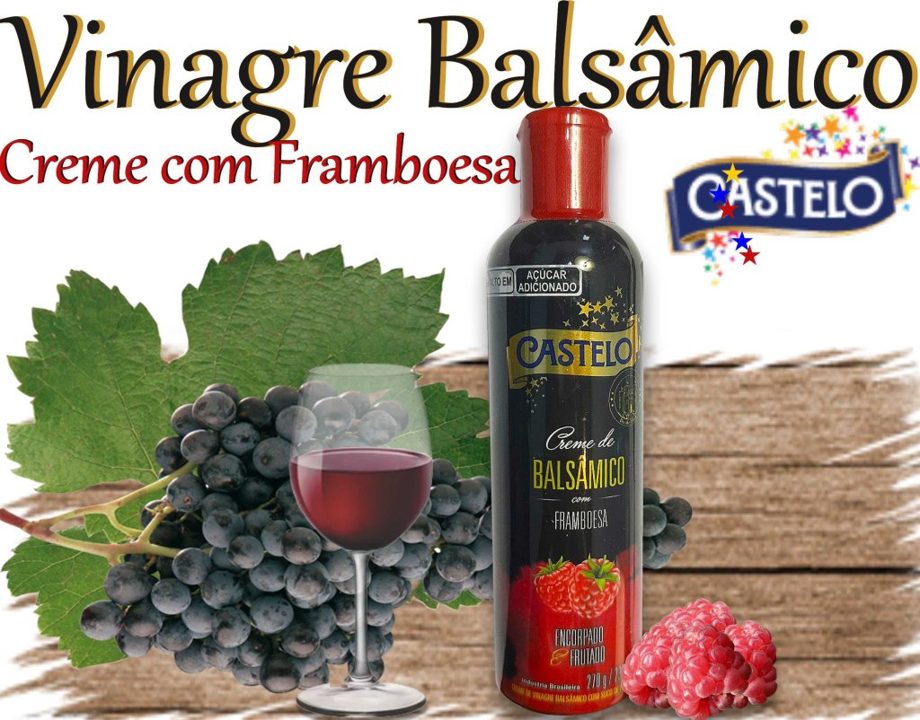 Vinagre balsâmico Framboesa creme
