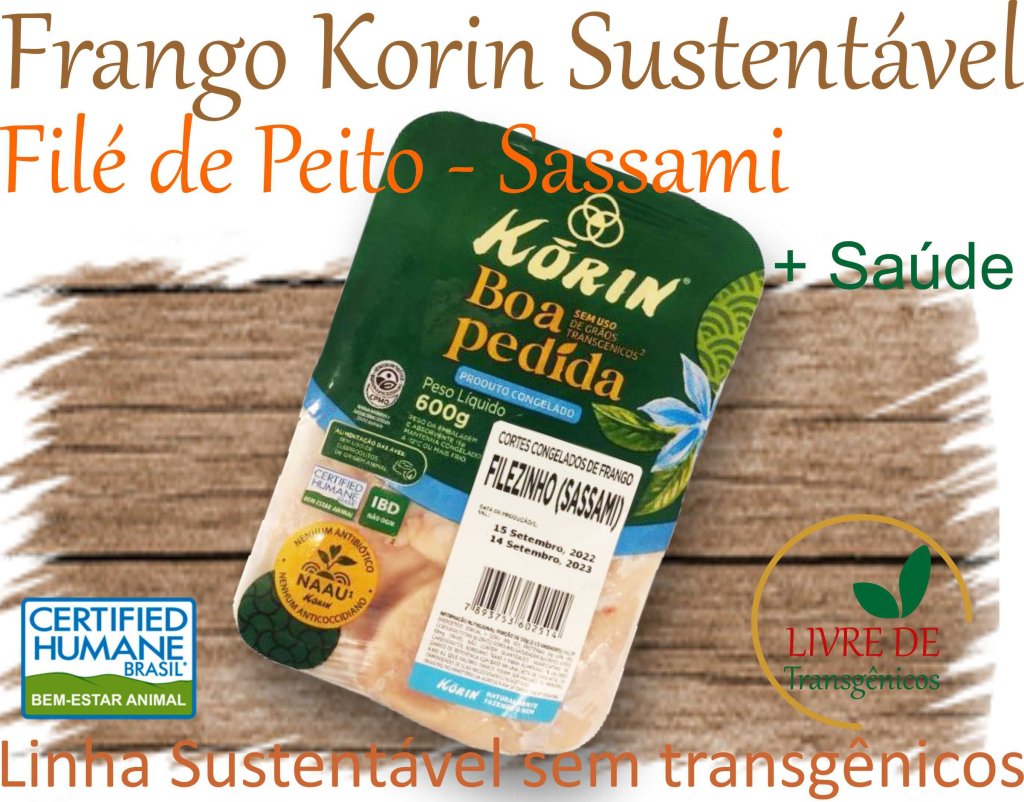 Frango korin Peito - Sassami