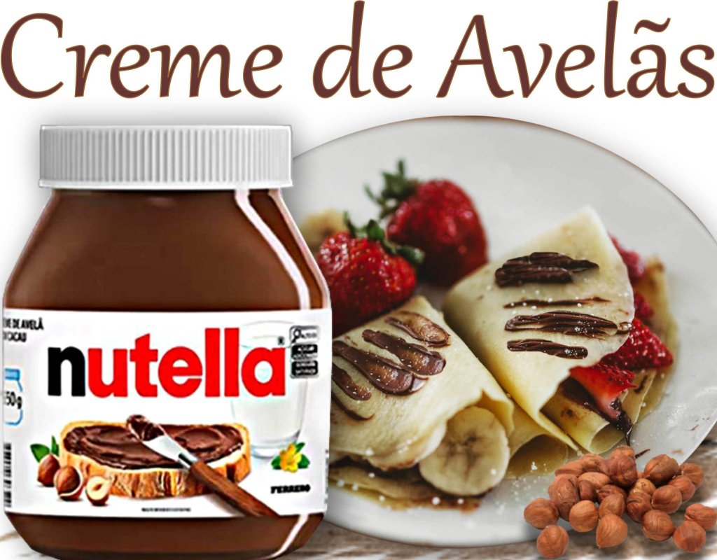 Creme de avelãs - Nutella-350g.