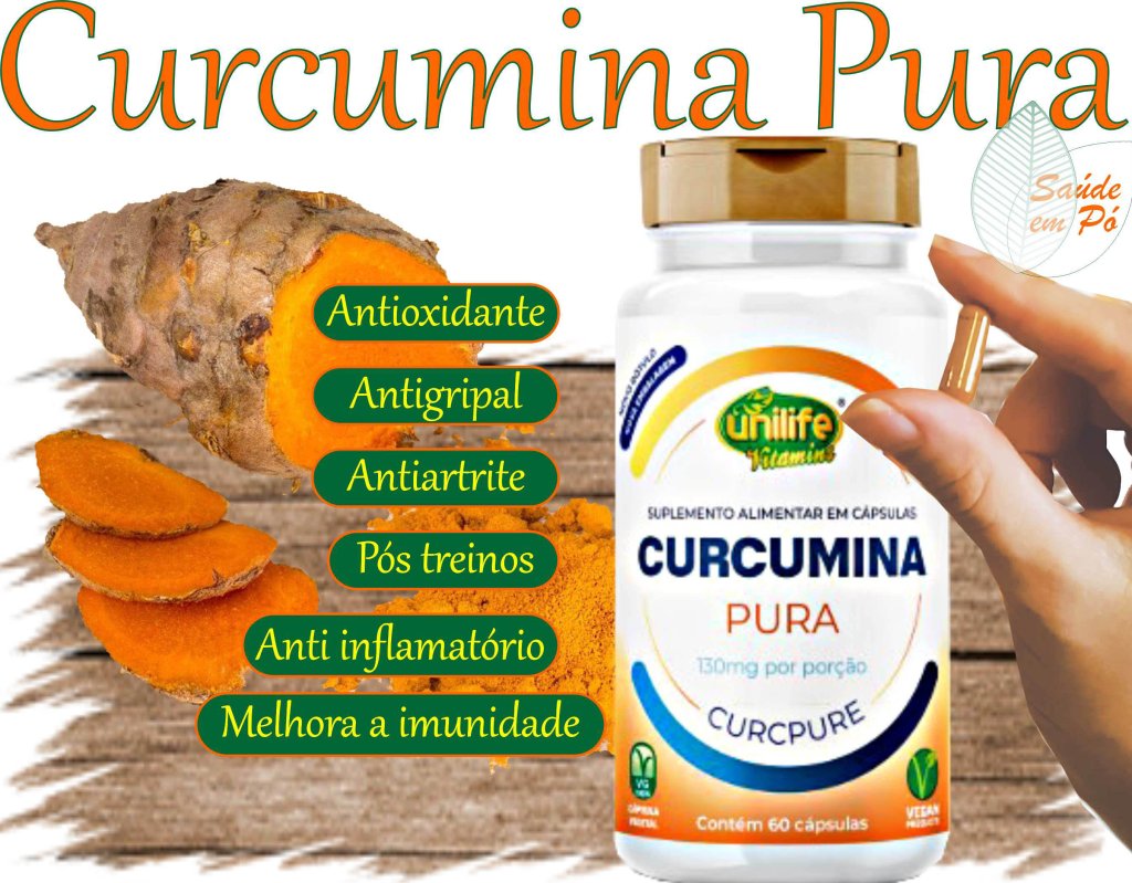 Curcumina Pura UNilife Cápsulas