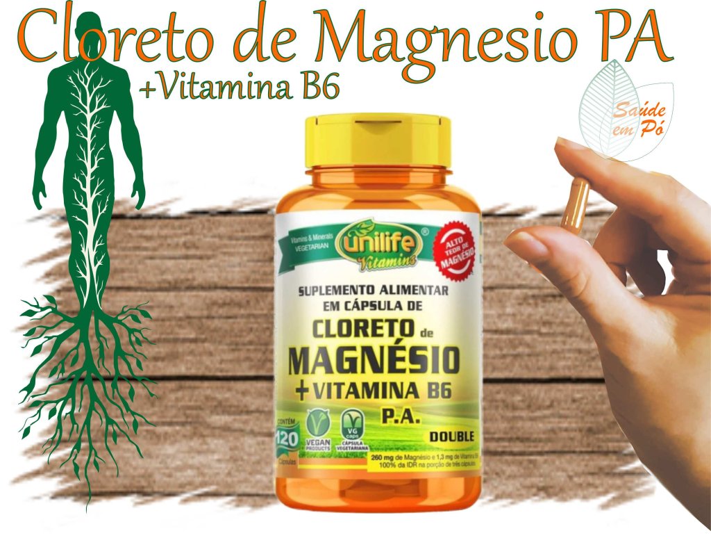 Cloreto De Magnésio Pa + Vit B6 Unilife