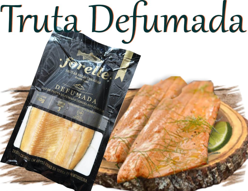 Truta defumada