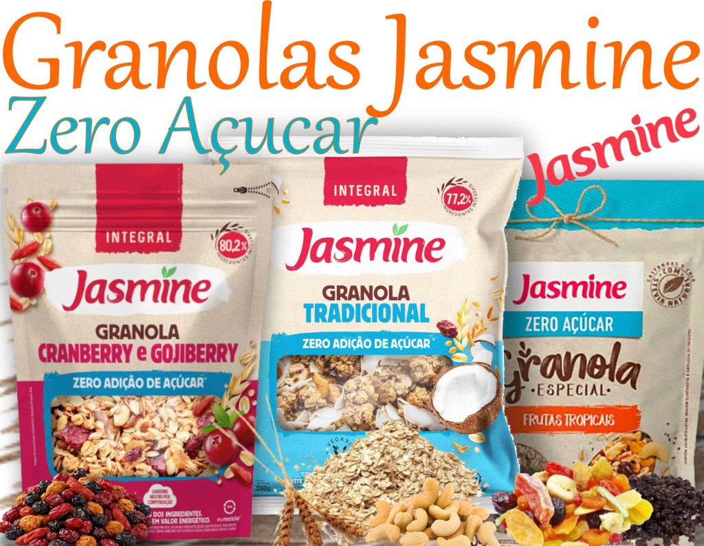 Granolas Zero Açucar Jasmine