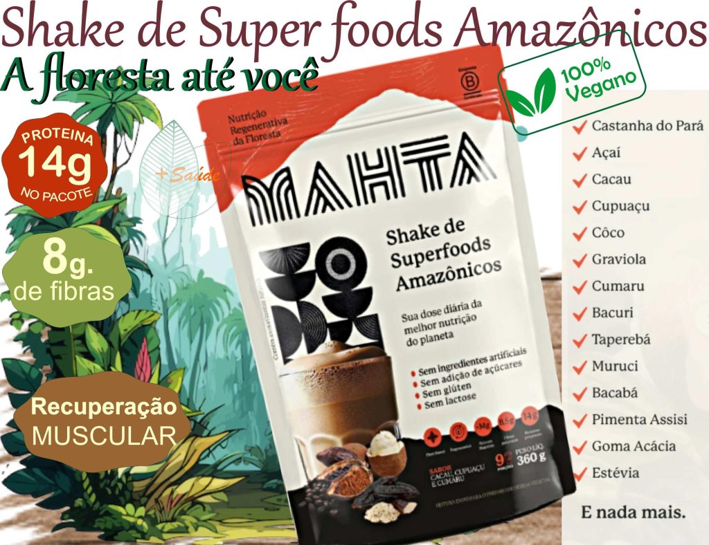 Shake Super Foods Amazonicos Mahta