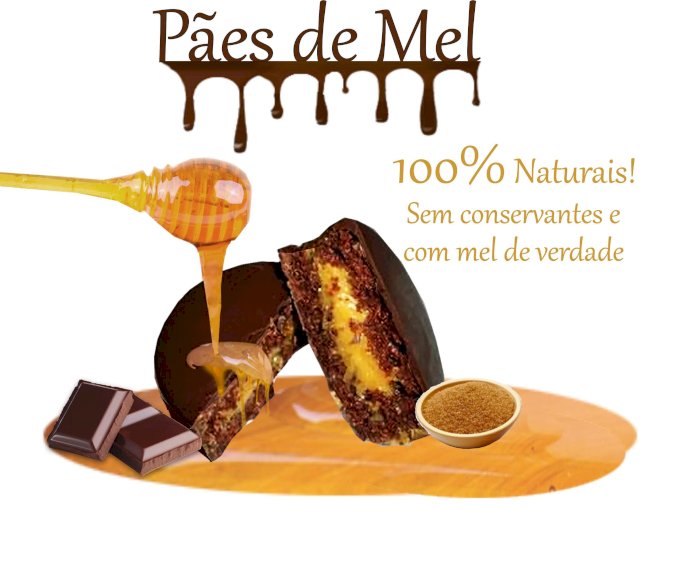 Pães de Mel Artesanais c/6 unidades