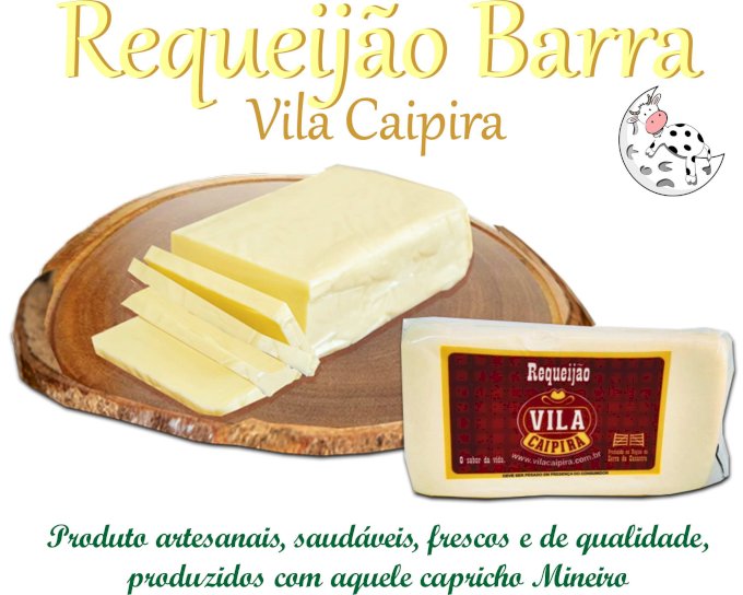 Requeijão Barra Vila Caipira-sob encomenda