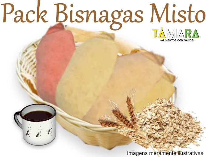 Pack Bisnaguinhas dois sabores Tãmara