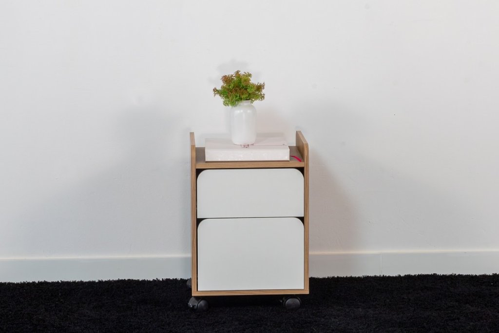 GAVETEIRO VOLANTE FLEXUS 400 HAN/NER ARTESANO