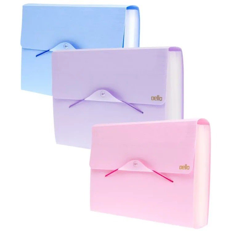 PASTA SANFONADA A4 LINHO SERENA COM 31 DIVISORIAS DELLO	