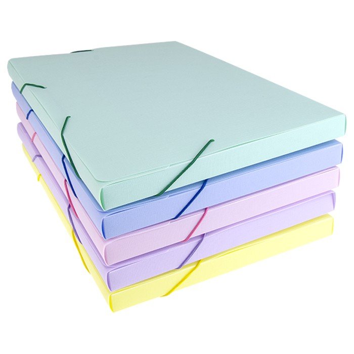 PASTA ABA ELASTICO OFICIO 2CM LINHO SERENA SORTIDA DELLO	