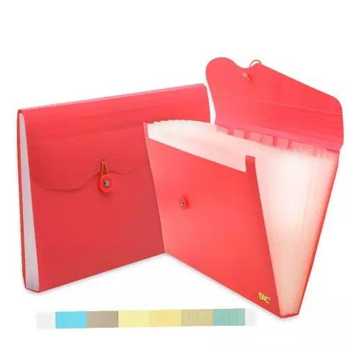 PASTA SANFONADA A4 COM 12 DIVISORIAS DAC	